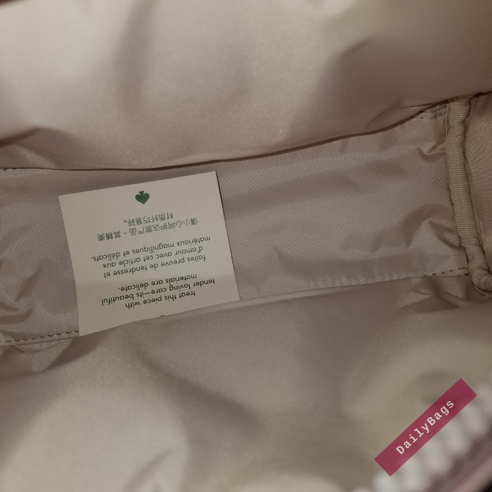 SERENDIPITY PINK MEDIUM DOME COSMETIC KATE SPADE - Picture 13 of 14